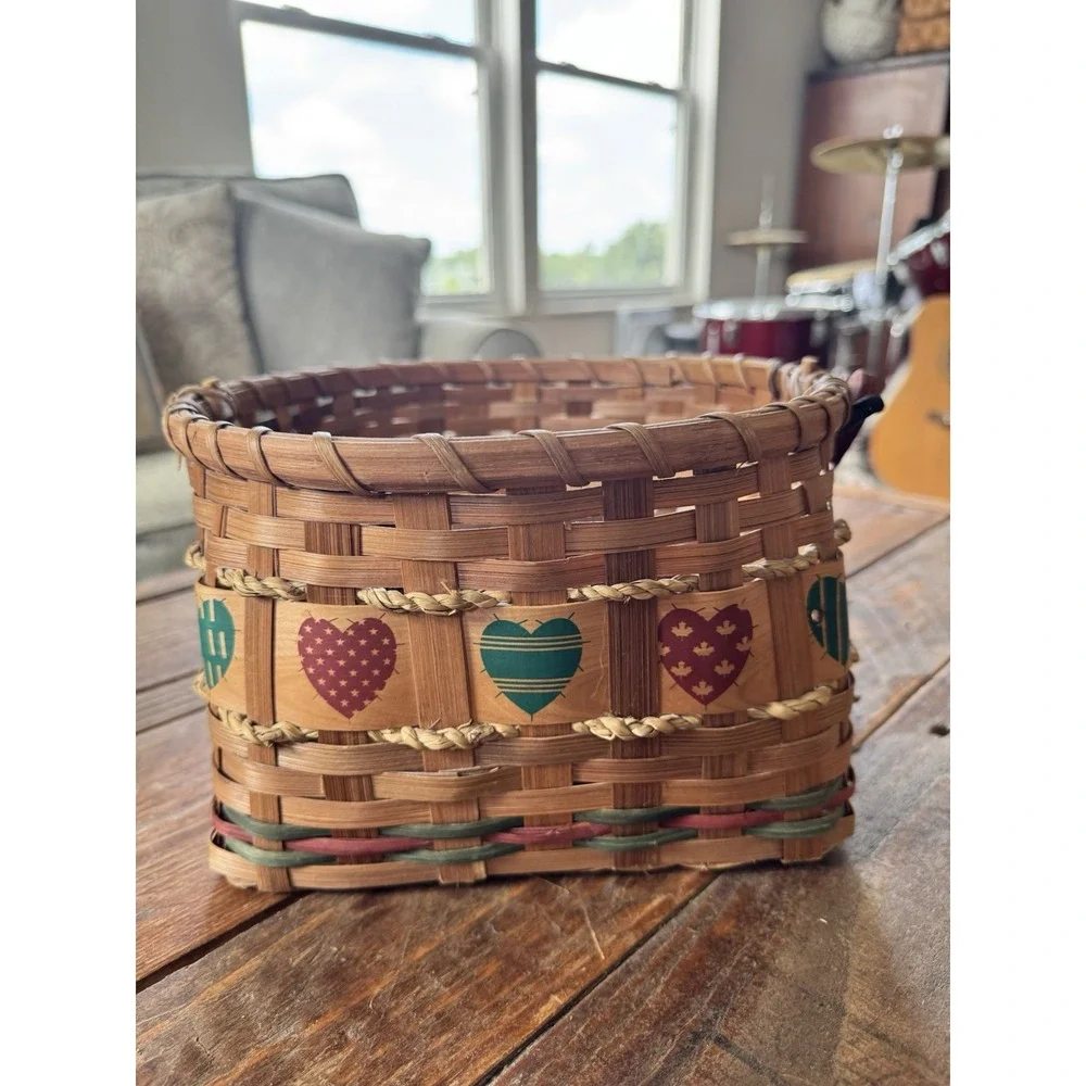 Woven Heart vintage heart